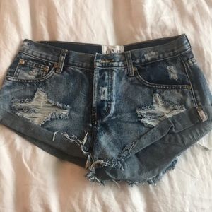 One Teaspoon denim shorts